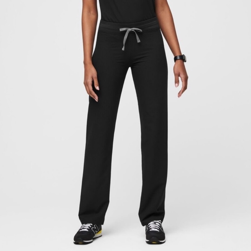 FIGS Black Livingston Basic Scrub Pants XXL Excellent Condition